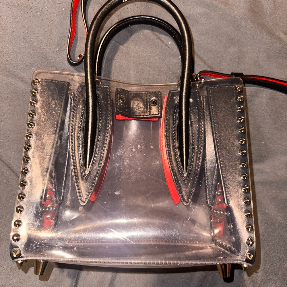 Christian Louboutin PVC purse